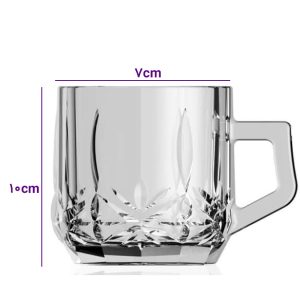 نیم لیوان شیشه ای هایلین کد 232