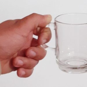 لیوان  دسته دار شیشه و بلور اصفهان مدل Dey کد 432
