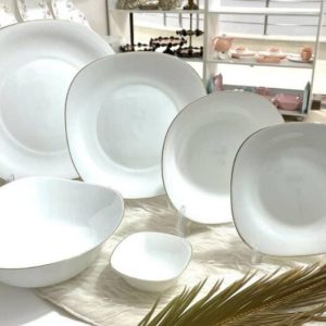 سرویس آرکوپال 6نفره گلدن اپال مدل لب طلا