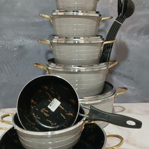 سرویس گرانیتی پخت و پز 20 پارچه لب چدن پرتو کالا