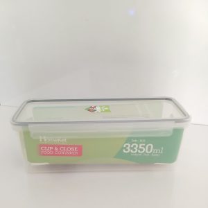 ظرف فریزری مستطیل هوم کت 3350 میلی لیتر کد 3482